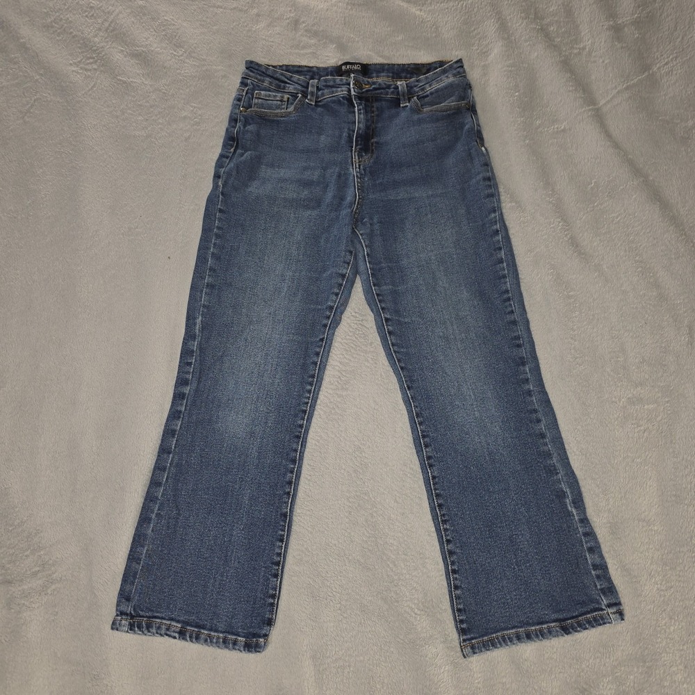 Buffalo David Bitton Stretch Denim Blue Jeans Capris Size 29 Measures 28x24